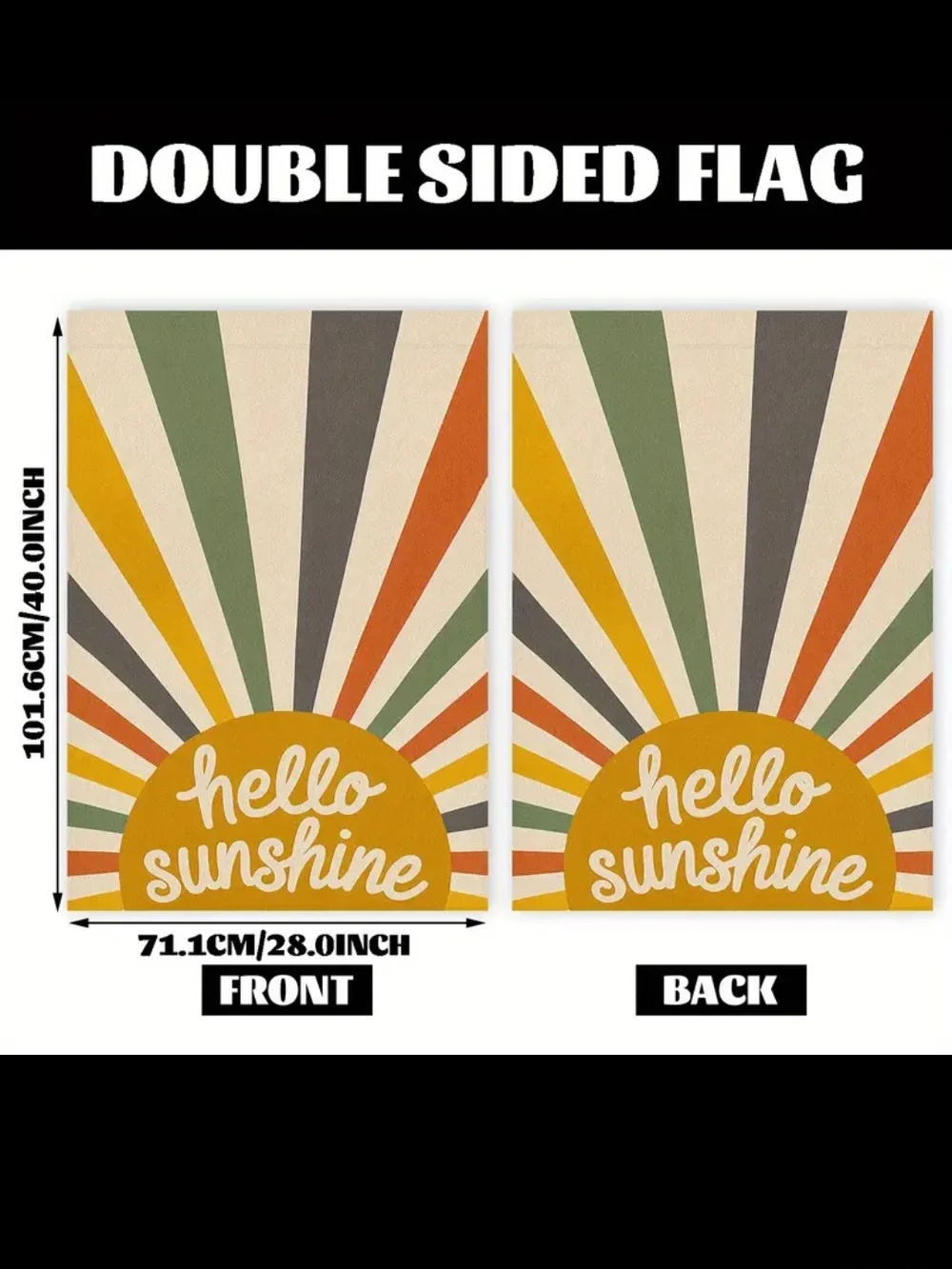 Hello Sunshine Wall Banner